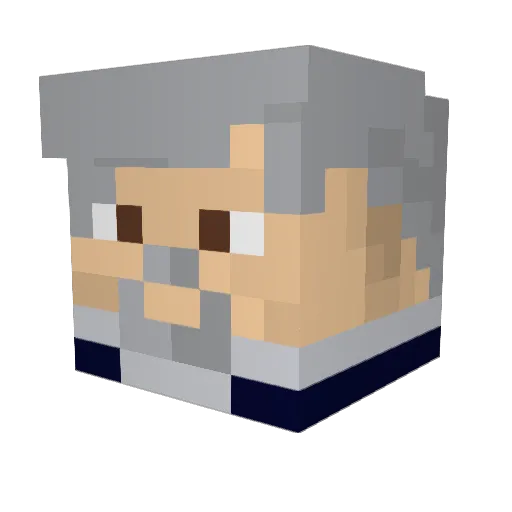L0rien_ Minecraft avatar head, 3D render