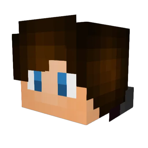 L0rinz Minecraft avatar head, 3D render