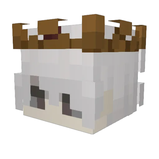 L0rrd Minecraft avatar head, 3D render