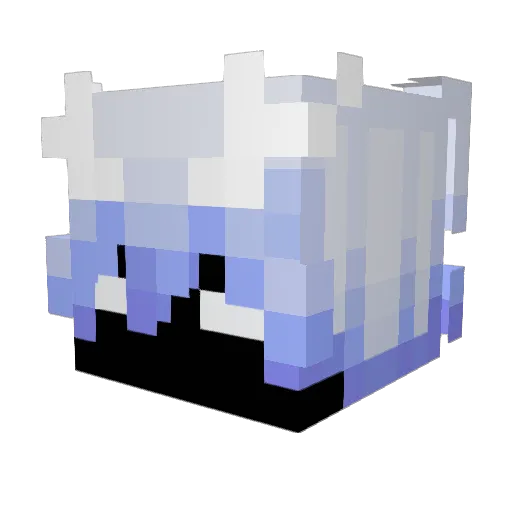 L0stHollow Minecraft avatar head, 3D render