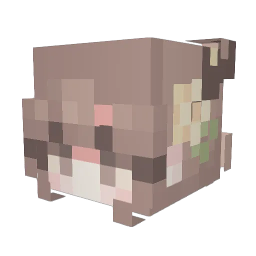 L0stMonarch Minecraft avatar head, 3D render