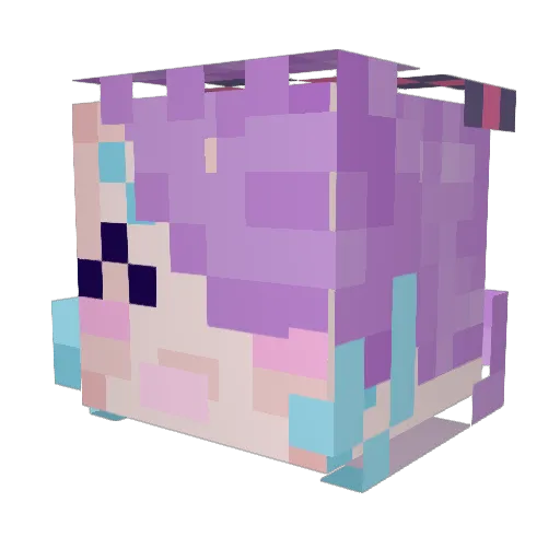 L0st_G4ia Minecraft avatar head, 3D render