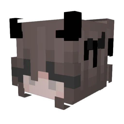 L0v3lyBlue Minecraft avatar head, 3D render