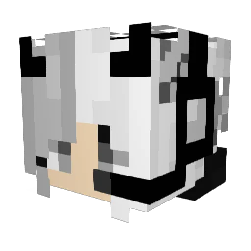 L0vaye_ Minecraft avatar head, 3D render