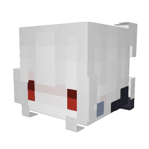 L0veR0sie Minecraft avatar head, 3D render