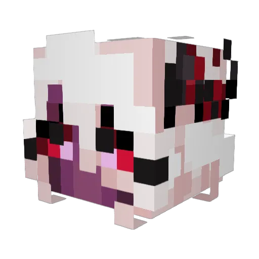 L0velymj Minecraft avatar head, 3D render