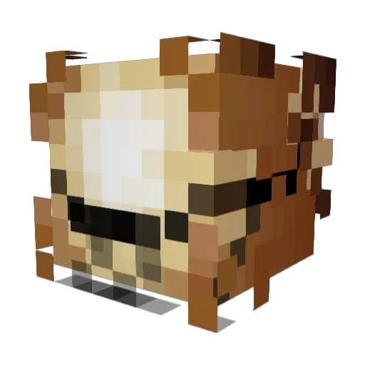 L1MINALITY Minecraft avatar head, 3D render