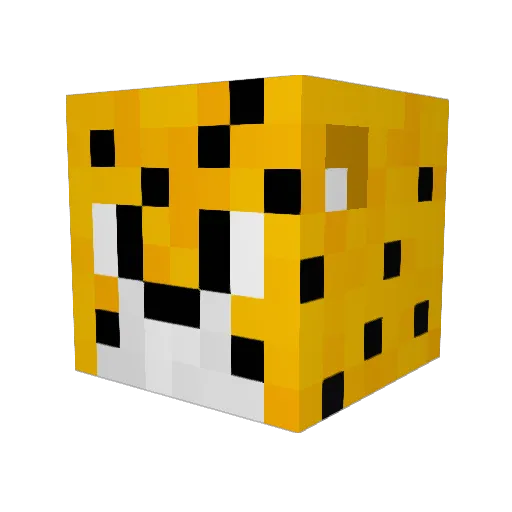L1NT4X Minecraft avatar head, 3D render