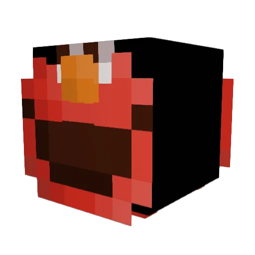 L1NooB Minecraft avatar head, 3D render