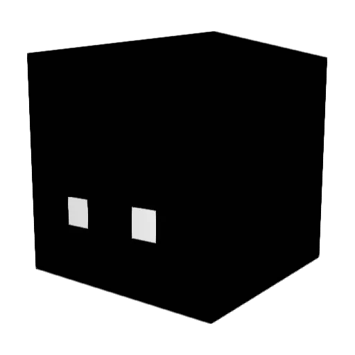 L1W3R Minecraft avatar head, 3D render