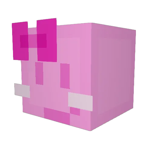 L1ffy Minecraft avatar head, 3D render
