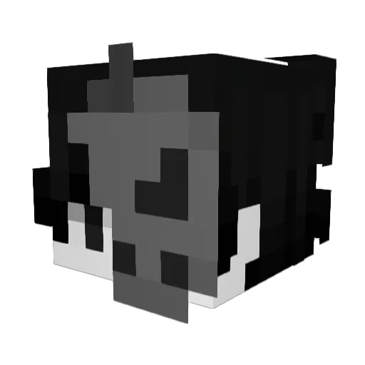 L1iamo Minecraft avatar head, 3D render