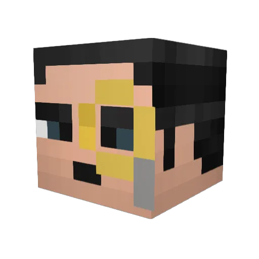 L1keaZer0 Minecraft avatar head, 3D render
