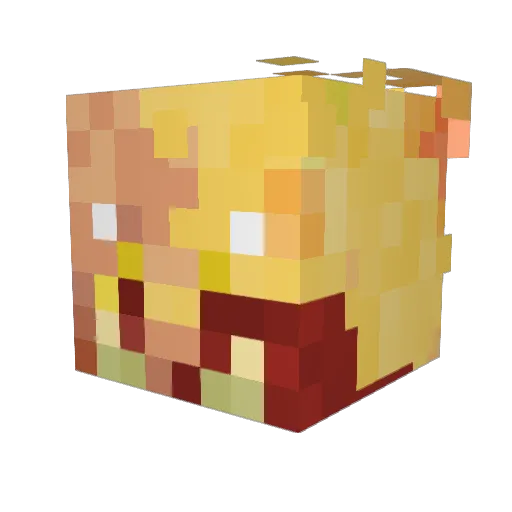 L1lTh0r Minecraft avatar head, 3D render