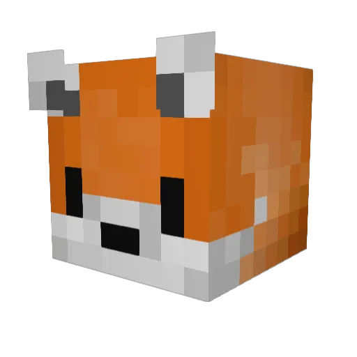 L1msiu Minecraft avatar head, 3D render