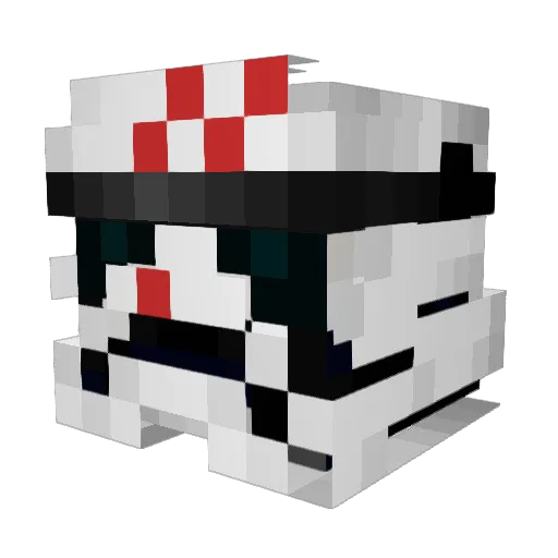 L1nksh1t Minecraft avatar head, 3D render