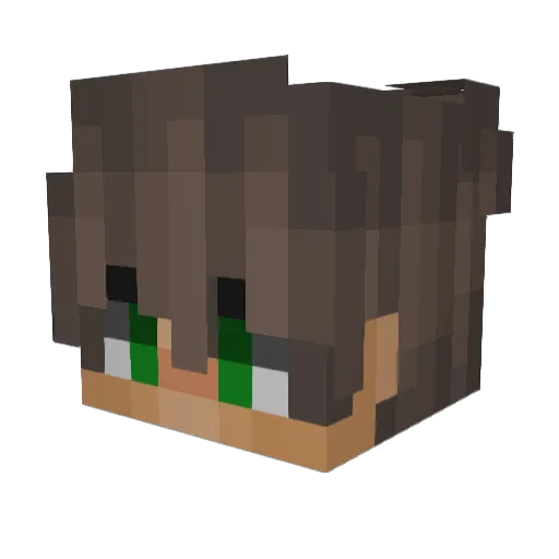 L1nus4621 Minecraft avatar head, 3D render
