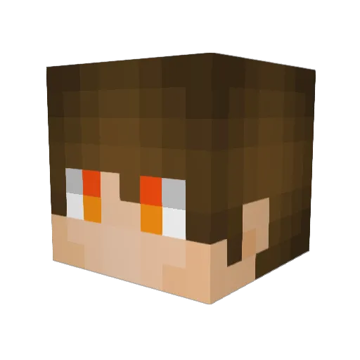L1onny Minecraft avatar head, 3D render