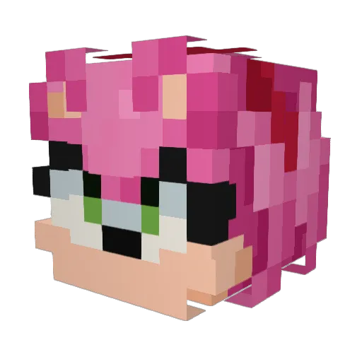 L1pT1cKL3R Minecraft avatar head, 3D render