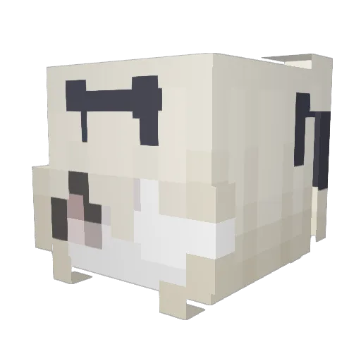L1pz1 Minecraft avatar head, 3D render