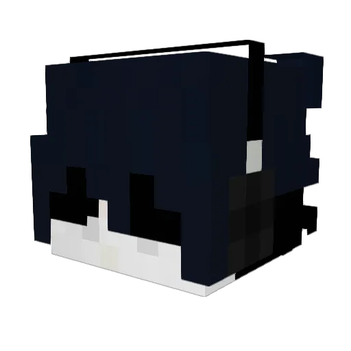 L1v4no1c3 Minecraft avatar head, 3D render
