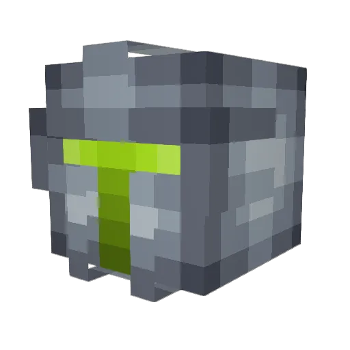 L2Nokk Minecraft avatar head, 3D render