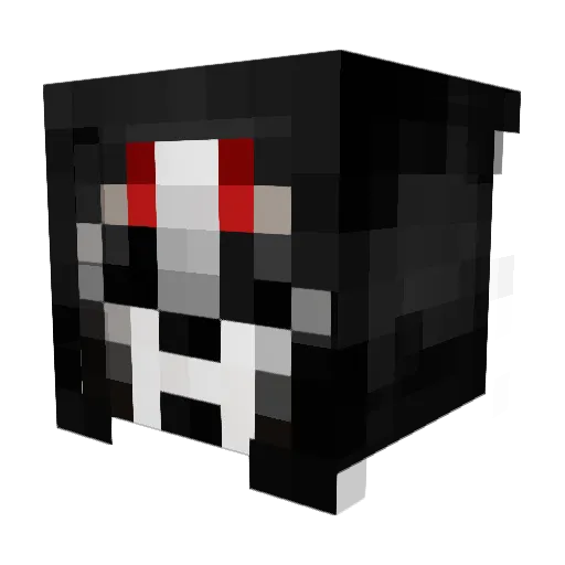 L2U2 Minecraft avatar head, 3D render