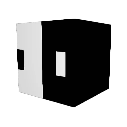 L2skii Minecraft avatar head, 3D render