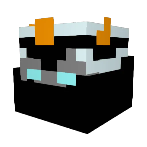 L30N4R6 Minecraft avatar head, 3D render