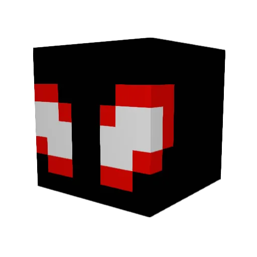 L33kz Minecraft avatar head, 3D render