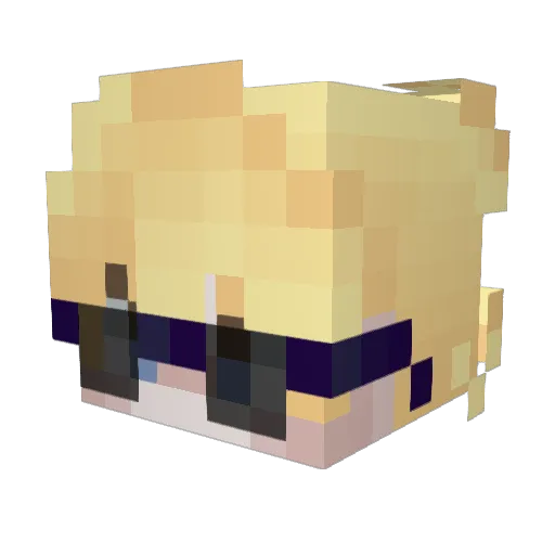 L34FL4C3_ Minecraft avatar head, 3D render