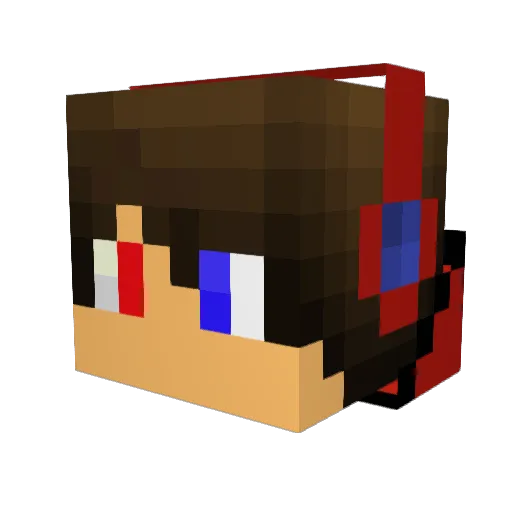 L3AD_HAK3R Minecraft avatar head, 3D render