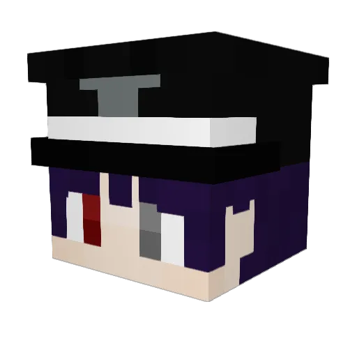 L3Darius Minecraft avatar head, 3D render