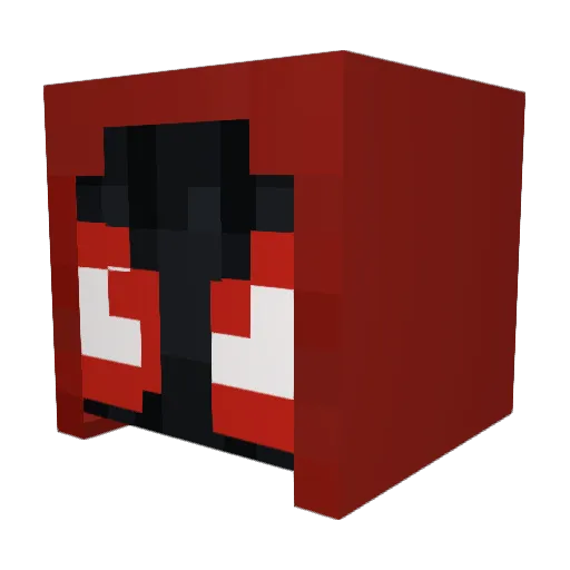 L3EAMRULZ Minecraft avatar head, 3D render