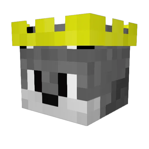 L3G0B0Y Minecraft avatar head, 3D render
