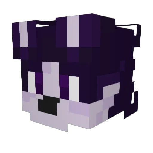 L3GIt69 Minecraft avatar head, 3D render