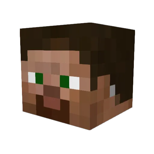 L3NN0X_R34L Minecraft avatar head, 3D render