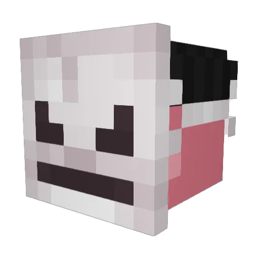 L3POSREVENGE3 Minecraft avatar head, 3D render