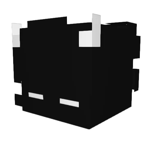 L3Ru553 Minecraft avatar head, 3D render