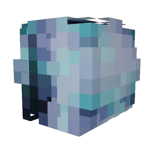L3S5 Minecraft avatar head, 3D render