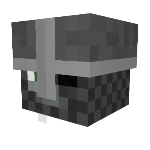 L3TYSS Minecraft avatar head, 3D render