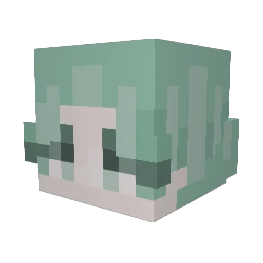L3XSUS Minecraft avatar head, 3D render