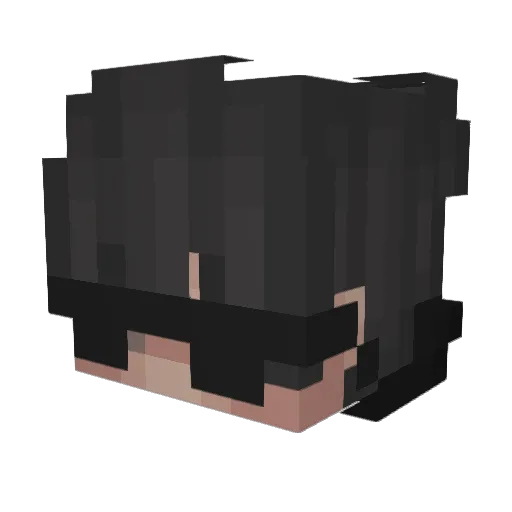 L3klyCZ Minecraft avatar head, 3D render