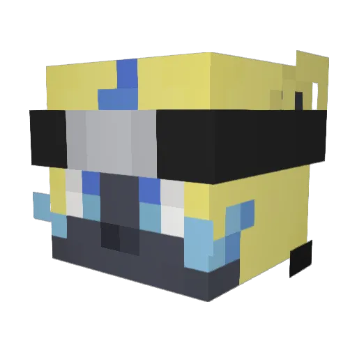 L3le_0 Minecraft avatar head, 3D render