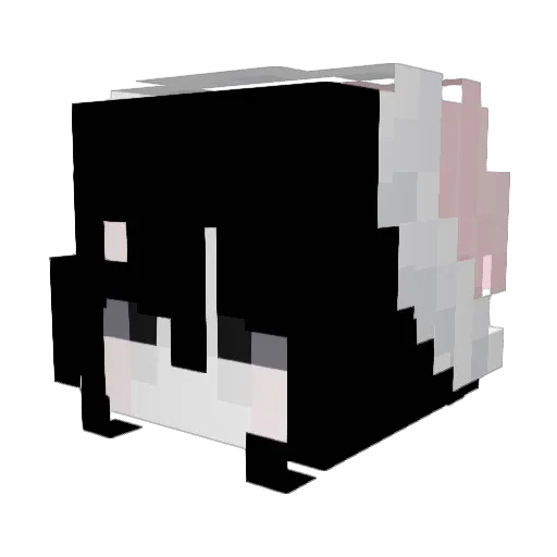L3leite Minecraft avatar head, 3D render