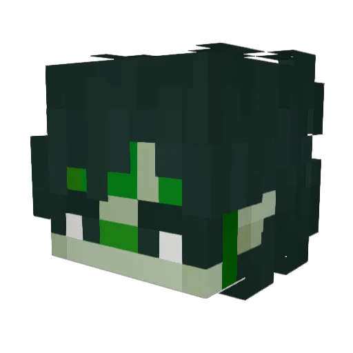 L3m0nS0ck Minecraft avatar head, 3D render