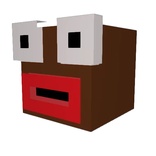 L3monnnn_ Minecraft avatar head, 3D render