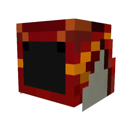 L3ntHu Minecraft avatar head, 3D render