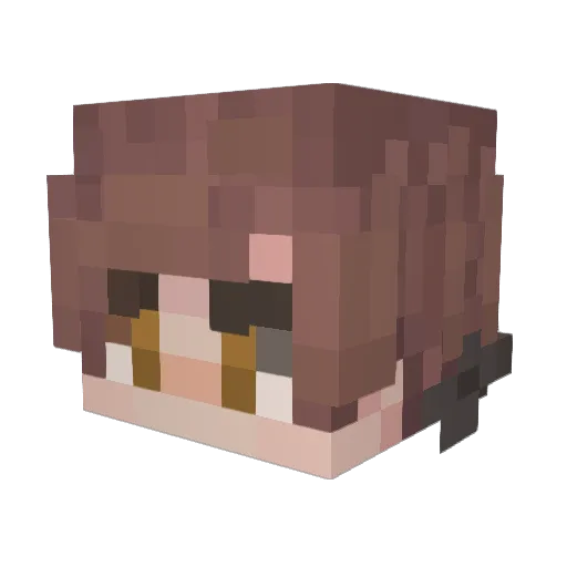 L3on_2009 Minecraft avatar head, 3D render