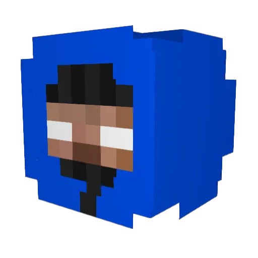 L3onardooo Minecraft avatar head, 3D render